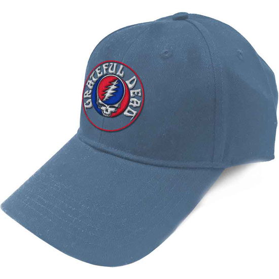 Cover for Grateful Dead · Grateful Dead Unisex Baseball Cap: Steal Your Face Logo (TØJ) [Blue - Unisex edition]