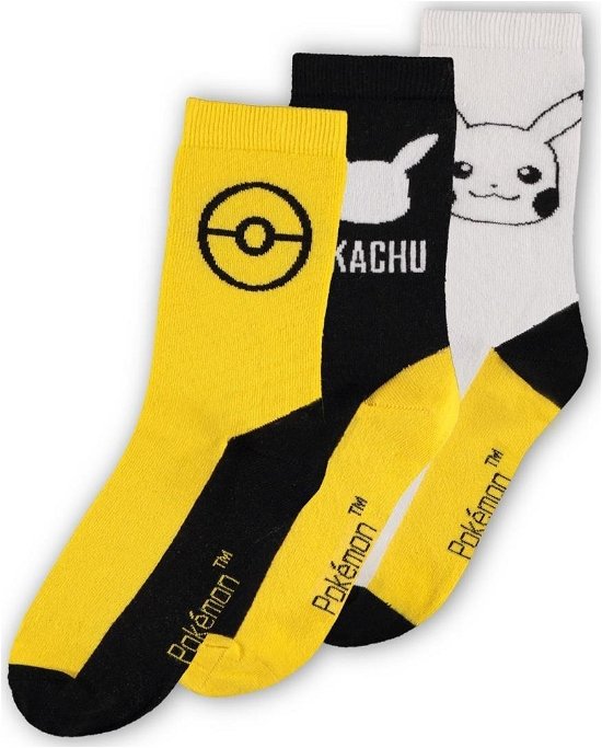 Pokemon Socken 3er-Pack Pikachu 39-42 -  - Merchandise -  - 8718526190892 - 17. april 2024