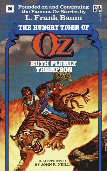 Cover for Ruth Plumly Thompson · Hungry Tiger of Oz (The Wonderful Oz Books, #20) (Pocketbok) [Reprint edition] (1985)