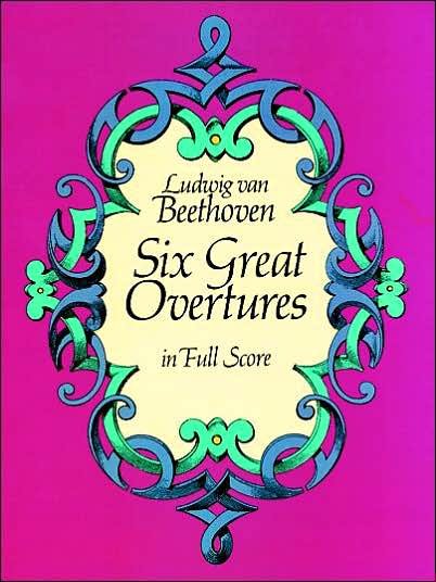 Cover for Music Scores · Six Great Overtures in Full Score (Dover Music Scores) (Pocketbok) (1985)