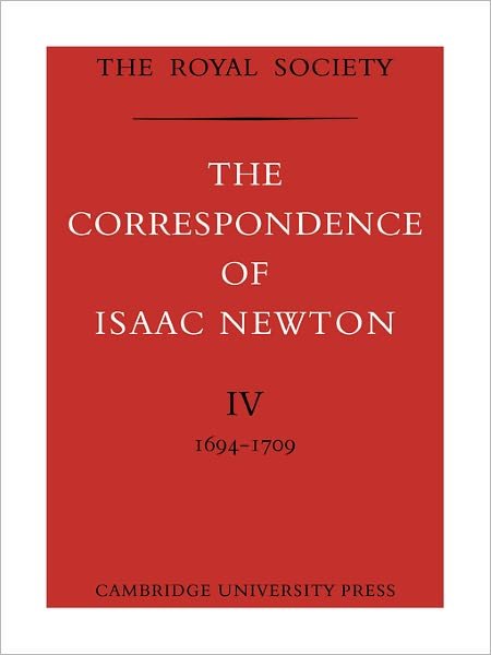 Cover for Isaac Newton · The Correspondence of Isaac Newton - The Correspondence of Isaac Newton 7 Volume Paperback Set (Pocketbok) (2008)