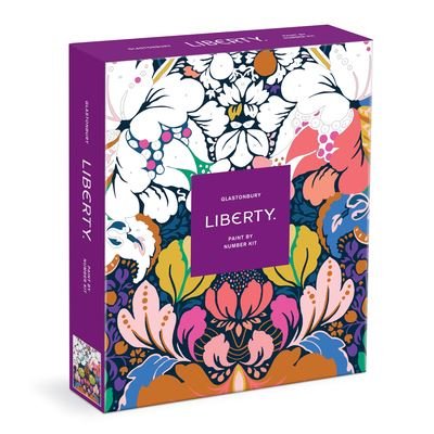 Liberty Glastonbury Paint By Number Kit - Galison - Books - Galison - 9780735376892 - March 16, 2023