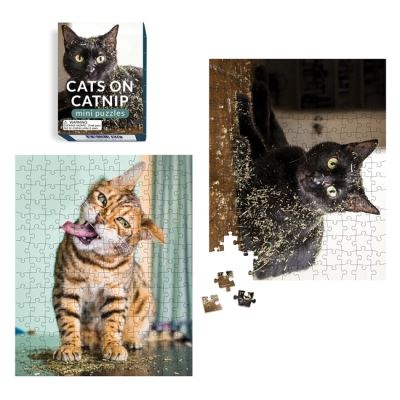 Cats on Catnip Mini Puzzles - RP Minis - Andrew Marttila - Książki - Running Press - 9780762499892 - 8 kwietnia 2021