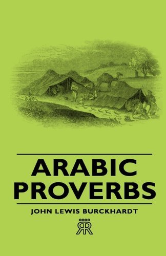 Cover for John Lewis Burckhardt · Arabic Proverbs (Hardcover Book) (2008)