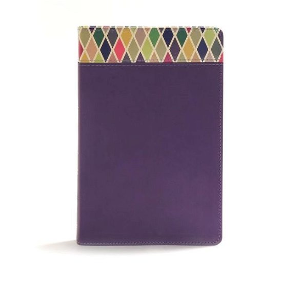 Cover for CSB Bibles by Holman CSB Bibles by Holman · CSB Rainbow Study Bible, Purple LeatherTouch (Leather Book) (2018)