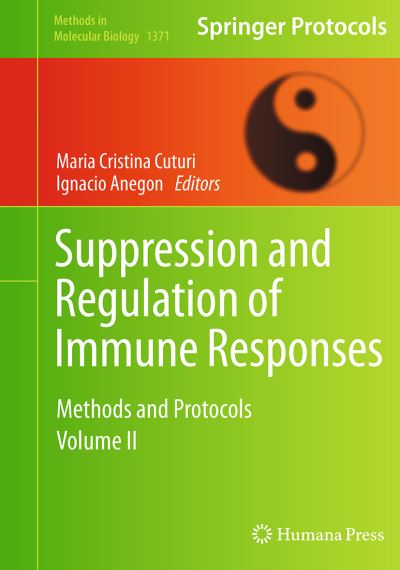 Cover for Suppression and Regulation of Immune Responses: Methods and Protocols, Volume II - Methods in Molecular Biology (Paperback Book) [Softcover reprint of the original 1st ed. 2016 edition] (2016)