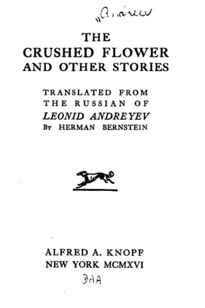 Cover for Leonid Andreyev · The Crushed Flower and Other Stories (Pocketbok) (2016)