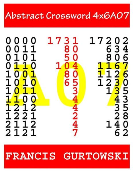 Cover for Mr Francis Gurtowski · Abstract Crossword 4x6A07 (Pocketbok) (2017)