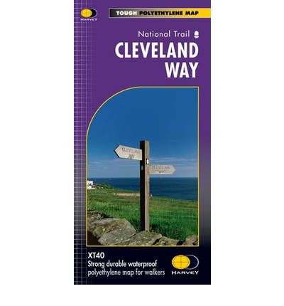 Cleveland Way - Trail Map XT40 - Harvey Map Services Ltd. - Bøger - Harvey Map Services Ltd - 9781851374892 - 28. august 2020