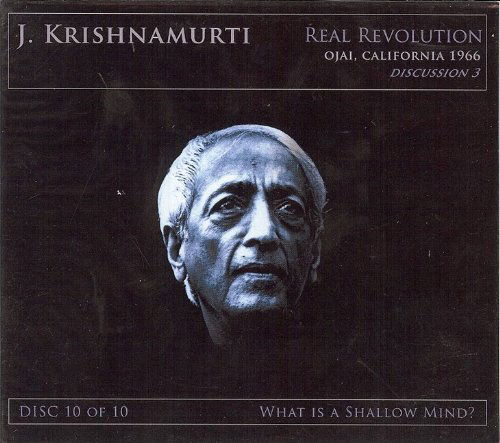 The Real Revolution Disc 10: What is a Shallow Mind? - J. Krishnamurti - Livre audio - K Publications - 9781888004892 - 28 avril 2009