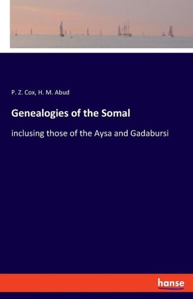 Cover for Cox · Genealogies of the Somal (Bok) (2020)