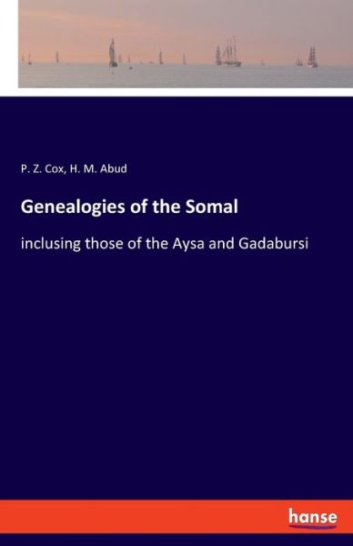 Cover for Cox · Genealogies of the Somal (Book) (2020)