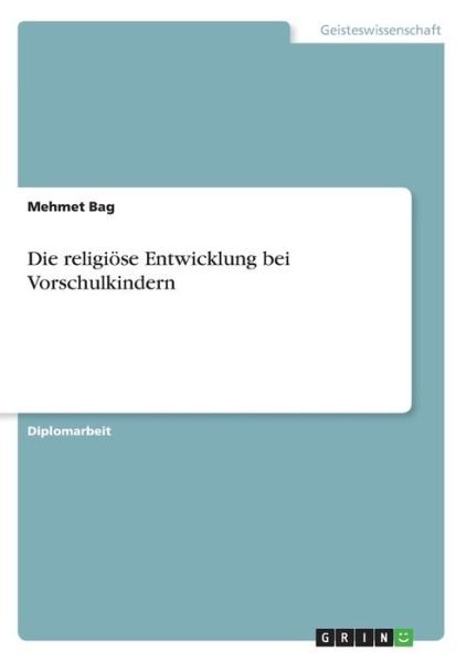 Cover for Bag · Die religiöse Entwicklung bei Vorsc (Buch)