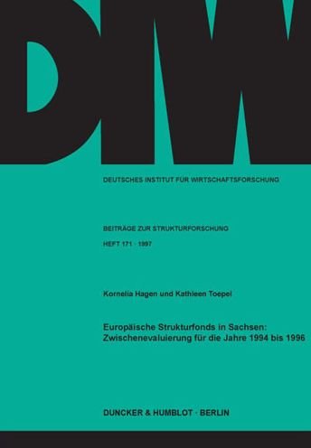 Cover for Hagen · Europäische Strukturfonds in Sach (Book) (1997)