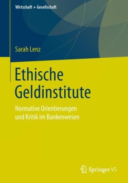 Cover for Lenz · Ethische Geldinstitute (Book) (2018)