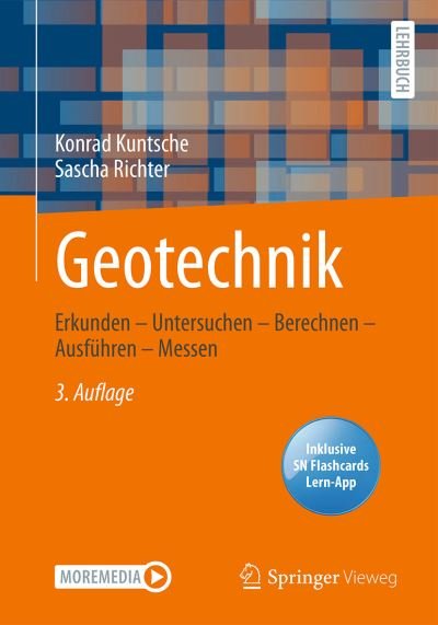 Cover for Kuntsche · Kuntsche:geotechnik, M. 1 Buch, M. 1 E- (Bog) (2021)