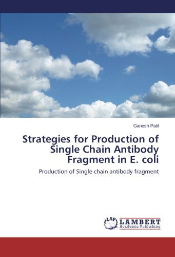 Cover for Ganesh Patil · Strategies for Production of Single Chain Antibody Fragment in E. Coli (Paperback Book) (2014)