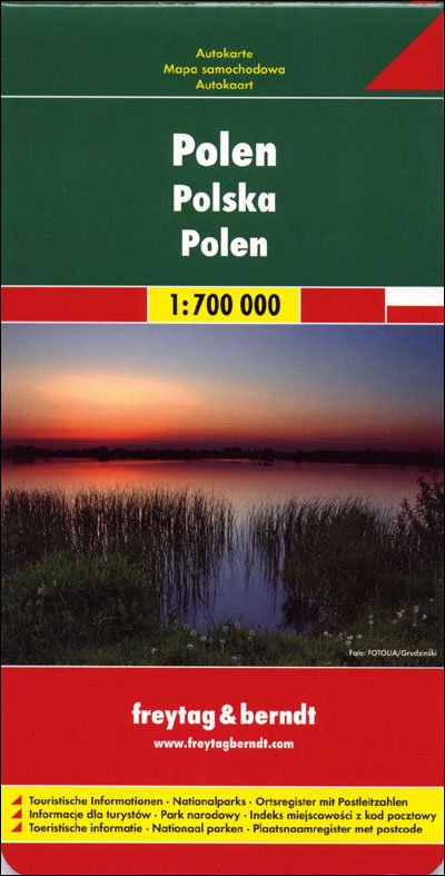 Cover for Freytag &amp; Berndt · Freytag &amp; Berndt Road Map: Poland (Innbunden bok) (2015)