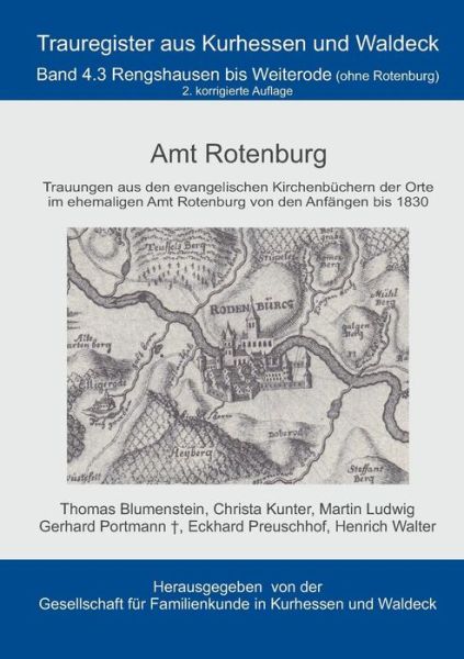 Cover for Thomas Blumenstein · Amt Rotenburg (Paperback Book) (2015)