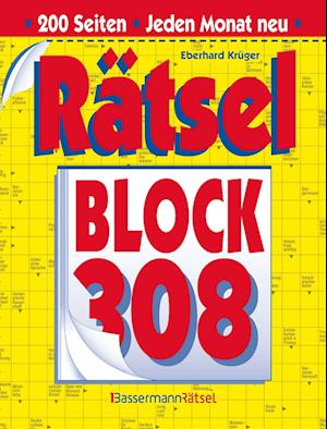 Cover for Eberhard Krüger · Rätselblock 308 (5 Exemplare à 2,99 ) (Book) (2023)