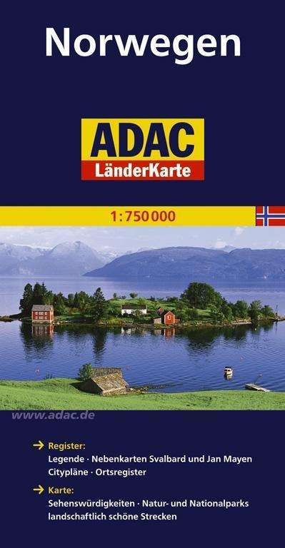 Cover for ADAC Verlag · Norwegen 1:750 000 (Book) (2017)