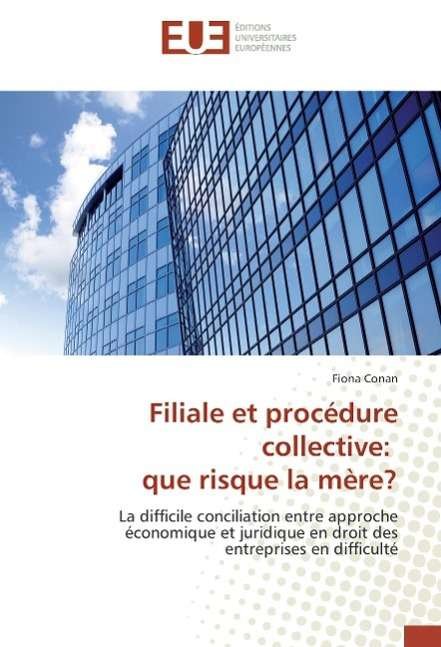 Cover for Conan · Filiale et procédure collective: (Book)