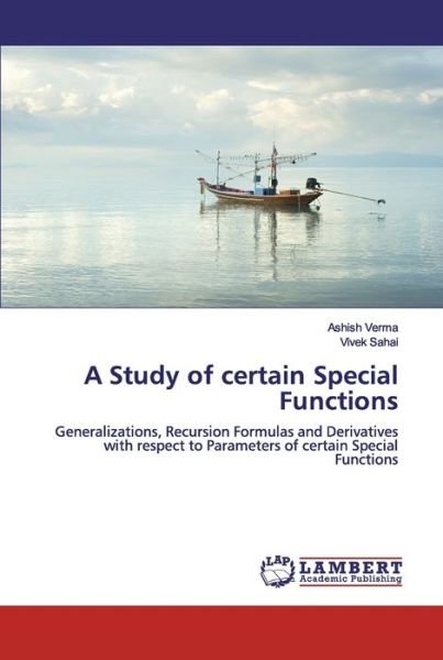 Cover for Verma · A Study of certain Special Functi (Buch) (2020)