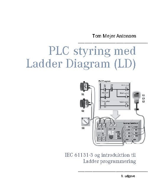 Cover for Tom Mejer Antonsen · PLC styring med Ladder Diagram (LD), SH (Pocketbok) [1. utgave] (2021)