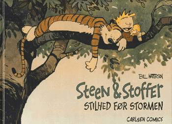 Cover for Bill Watterson · Steen &amp; Stoffer i kronologisk orden, 4. samling: Stilhed før stormen (Innbunden bok) [1. utgave] (1996)