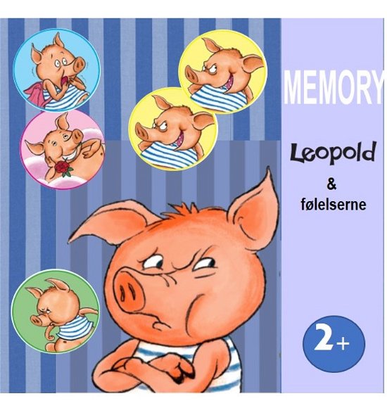 Cover for Dina Gellert · Leopold: Den dag Leopold blev ... Et sjovt og lærerigt memory-spil om følelser (TILBEHØR) [1. udgave] (2020)