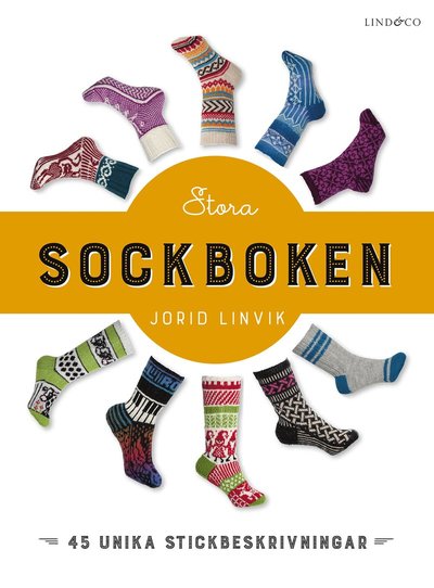 Cover for Jorid Linvik · Stora sockboken : 45 unika stickbeskrivningar (Hardcover Book)
