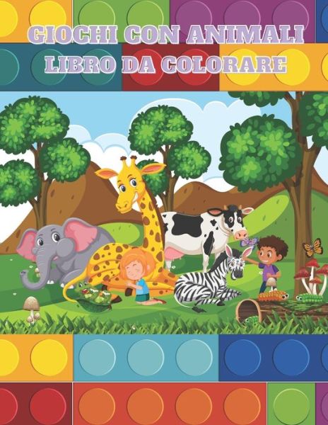 Cover for Margherita Carnelutti · Giochi Con Animali - Libro Da Colorare (Paperback Book) (2020)