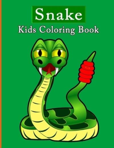 Cover for Lanaa Louise · Snake Kids Coloring Book (Paperback Book) (2021)