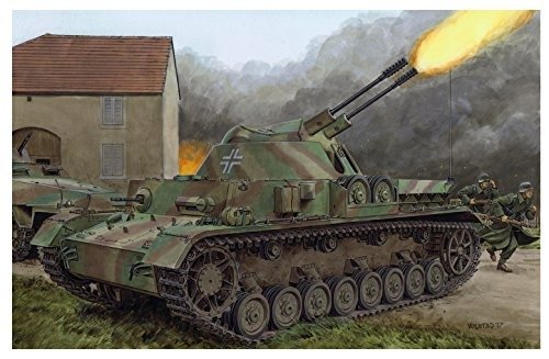 Cover for Dragon · 1/35 Flakpanzer Iv (3cm) 'kugelblitz' (Leketøy)