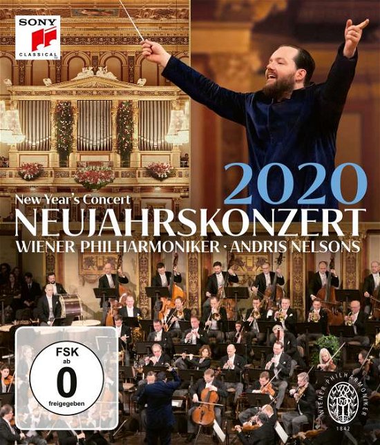 Cover for Wiener Philharmoniker / Andris Nelsons · New Year's Concert 2020 (Blu-ray) [Blu-ray edition] (2020)