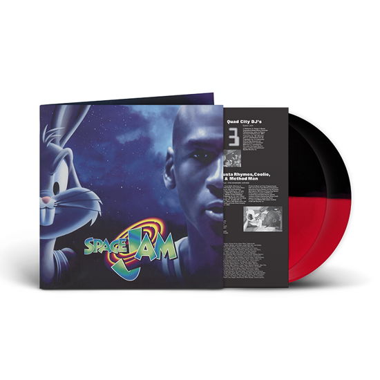 Space Jam OST · Space Jam (Music from and Inspired by the Motion Picture) (Red & Black) (LP) [Coloured edition] (2021)