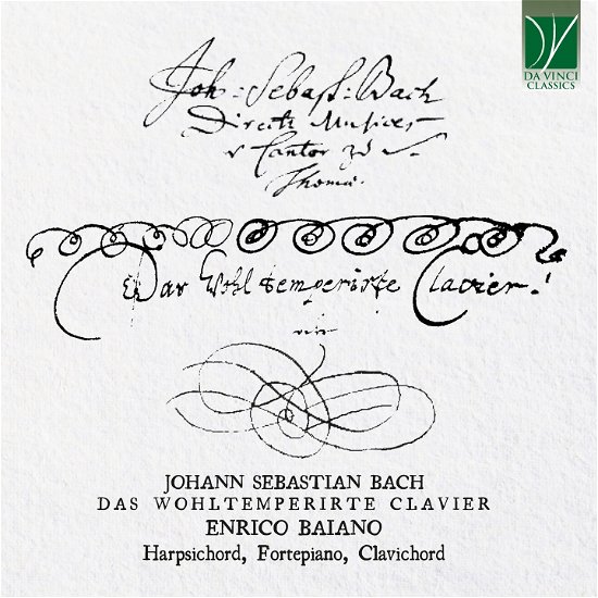 Cover for Enrico Baiano · Johann Sebastian Bach: Das Wohltemperierte Clavier (CD) (2022)