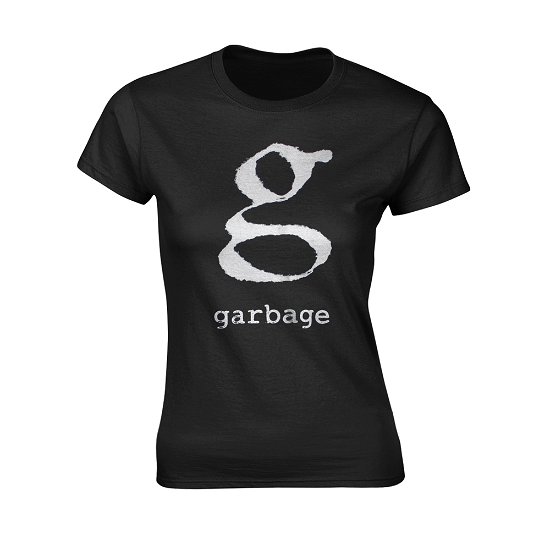 Cover for Garbage · Logo (Black) (T-shirt) [size L] [Black edition] (2018)