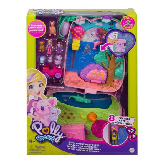 Cover for Mattel · Polly Pocket Large Wearable Compact - Koala tasje (Legetøj) (2020)