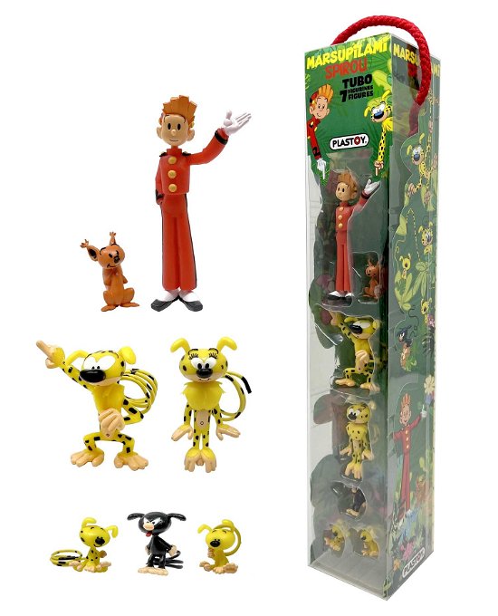 Marsupilami Minifiguren 7er-Set Characters 4 - 10 - Marsupilami Minifiguren 7er-set Characters 4 - Fanituote - Plastoy - 3521320703893 - torstai 25. huhtikuuta 2024