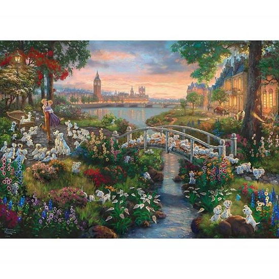 Disney - 101 Dalmatians by Thomas Kinkade 1000 Piece Schmidt Puzzle - Schmidt Spiele - Livros - ASMODEE - 4001504594893 - 30 de junho de 2023