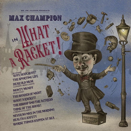 Cover for Max Champion · What a Racket! (LP) [Digipak] (2023)