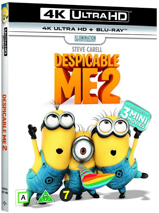Cover for Steve Carell · Despicable Me 2 (4K UHD + Blu-ray) (2017)