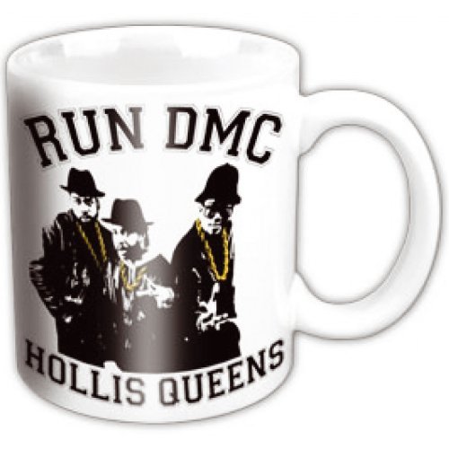 Cover for Run DMC · Run DMC Boxed Standard Mug: Hollis Queens Pose Black (Mug) [White edition] (2014)