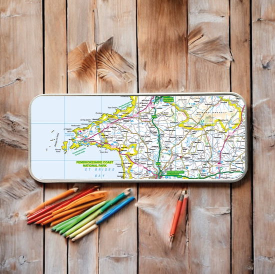 Cover for OS Map Metal Pencil Tin - Pembrokeshire Coast National Park (MERCH) (2025)