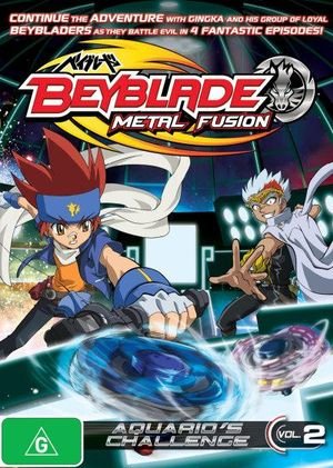 Cover for Beyblade Metal Fusion · Aquario's Chalenge Vol.2 (DVD) (2010)