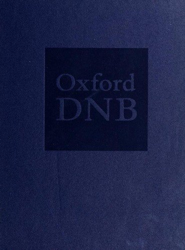 Cover for Oxford · Oxford Dictionary National Biography Volume 39 (Innbunden bok) (2012)