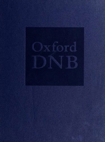 Cover for Oxford · Oxford Dictionary National Biography Volume 39 (Innbunden bok) (2012)