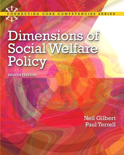 Cover for Paul Terrell · Dimensions of Social Welfare Policy (8th Edition) (Connecting Core Competencies) (Paperback Bog) (2012)