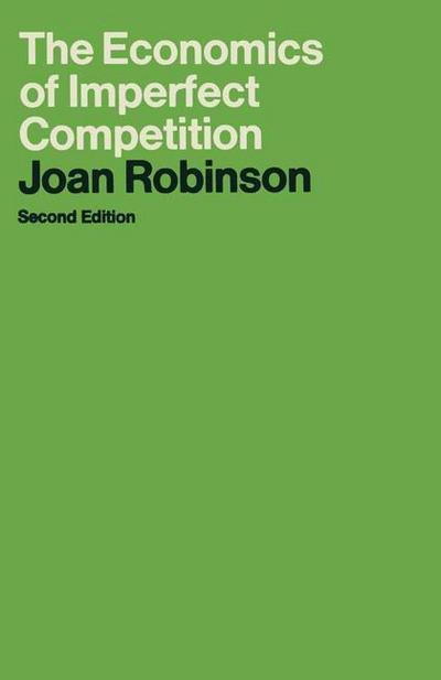 Cover for Joan Robinson · The Economics of Imperfect Competition (Taschenbuch) [2nd ed. 1969 edition] (1969)